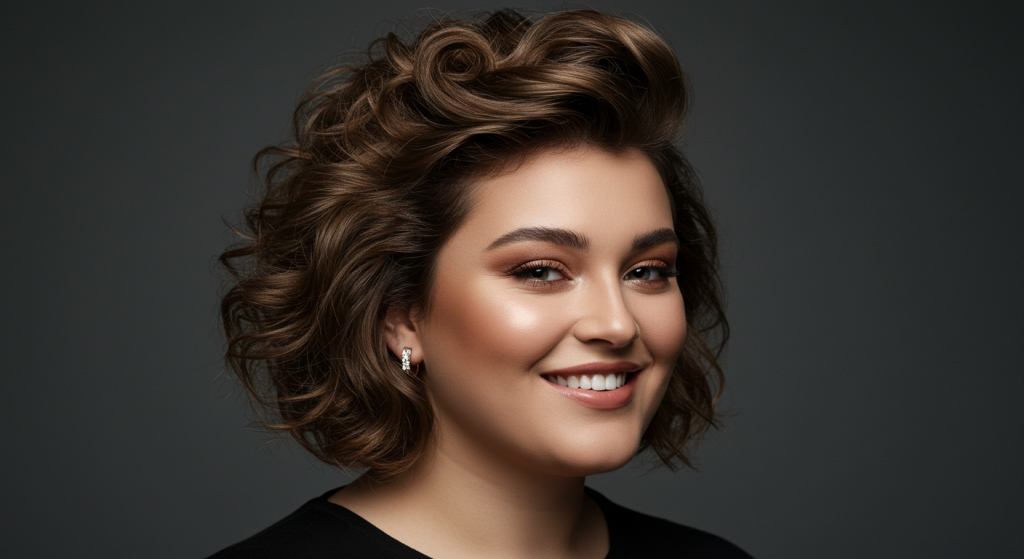 15 Stylish Hairstyles for chubby face