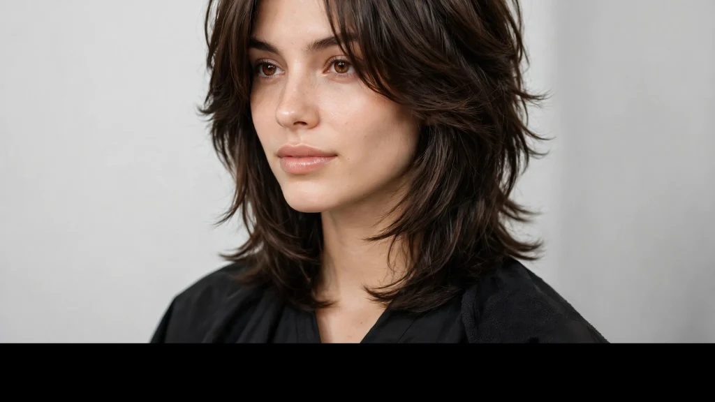 Wolf Cut With Curtain Bangs: 15 Stunning Ideas 5 Wolf Cut With Curtain Bangs: 15 Stunning Ideas