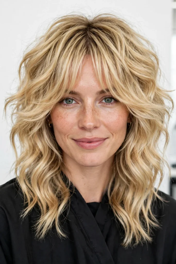 Wavy Layers With Bottleneck Bangs