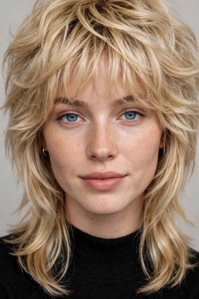 Soft Choppy Bangs for Extra Volume