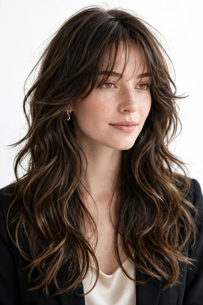 Shaggy Wolf Cut With Bangs: 15 Cool Ideas 14 04 12 uniform