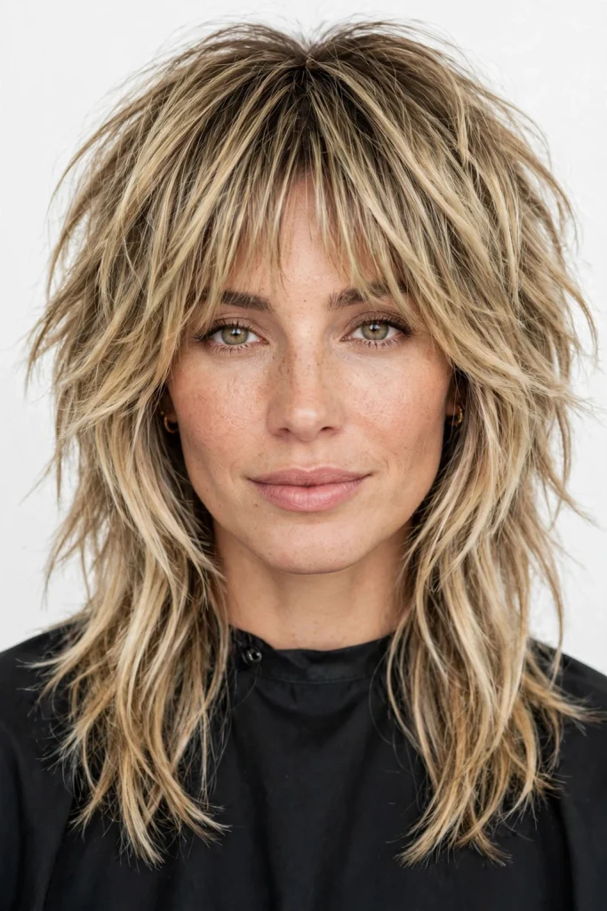 Shaggy Wolf Cut With Bangs: 15 Cool Ideas 15 04 13 uniform