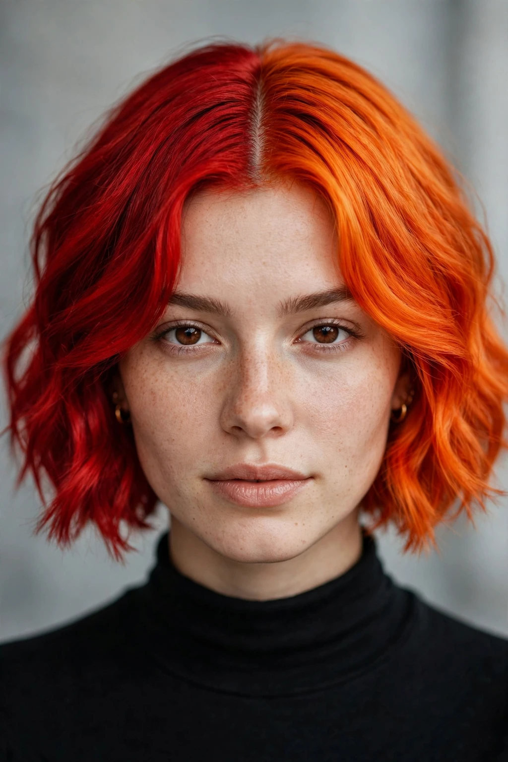 1. Fiery Red and Orange Short Waves