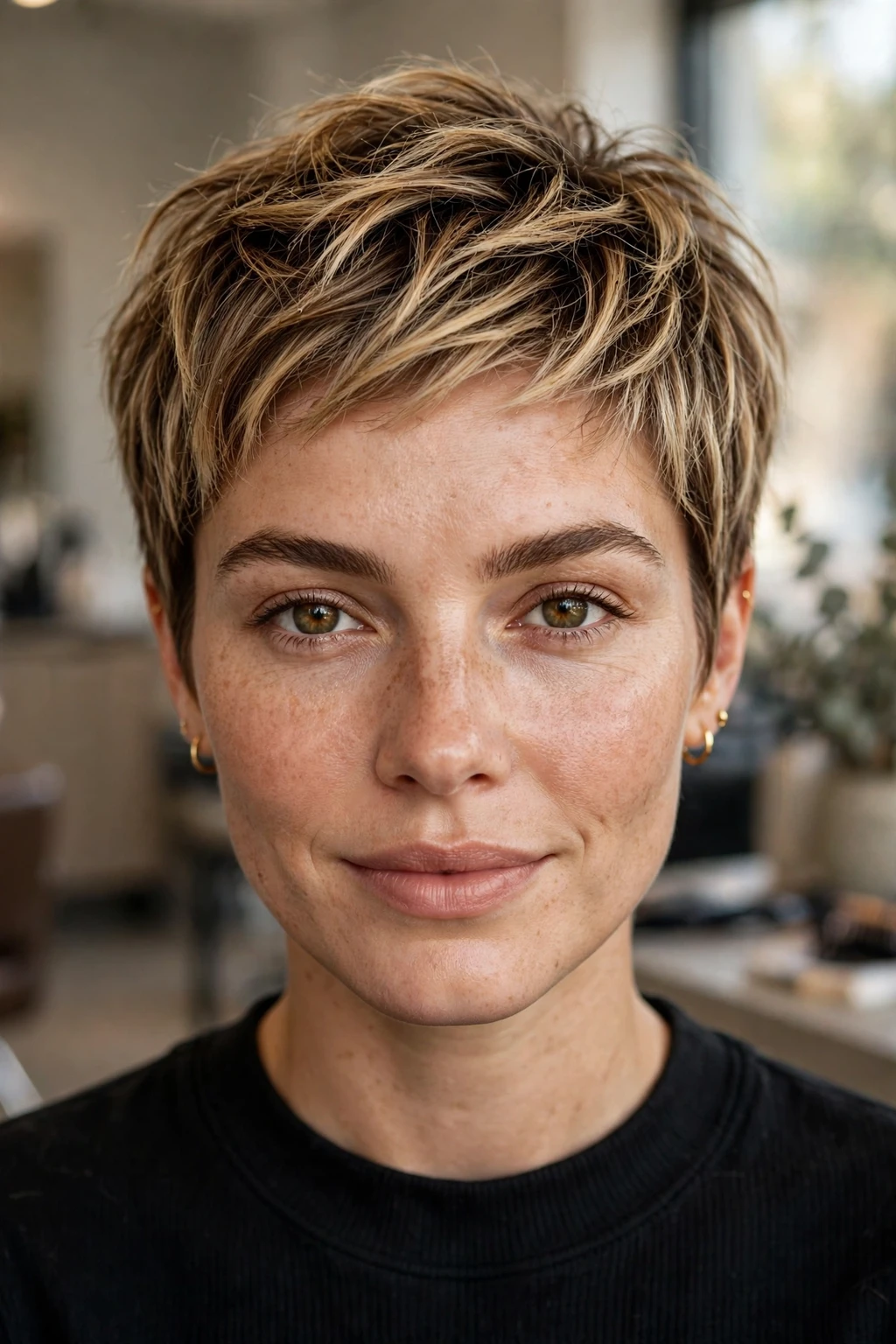Short Cropped Hairstyles: 15 Chic Ideas to Try 8 6. Bronde Textured Crop