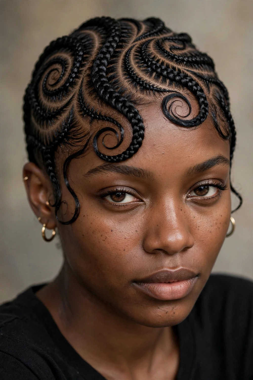 Swirl Cornrows: 15 Stunning Ideas to Try 3 1. Freestyle Swirl Cornrows