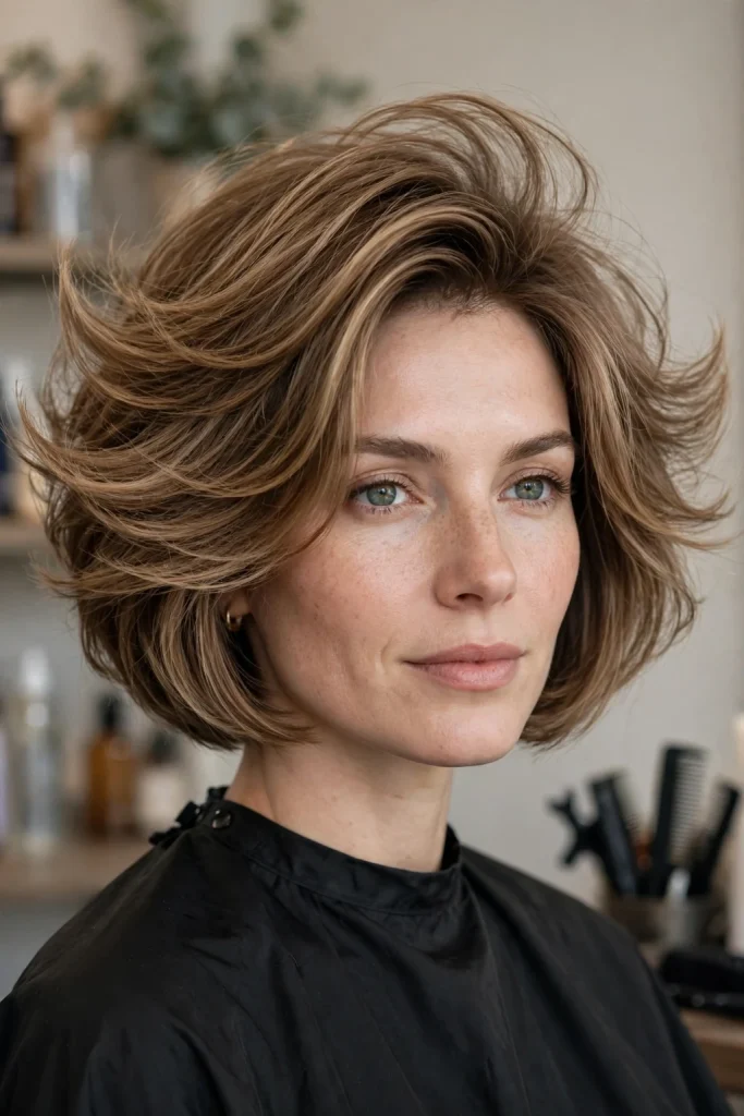 Butterfly Cut Short Hair: 15 Gorgeous Ideas to Try 3 1. Classic Short Butterfly Cut with Face-Framing Layers