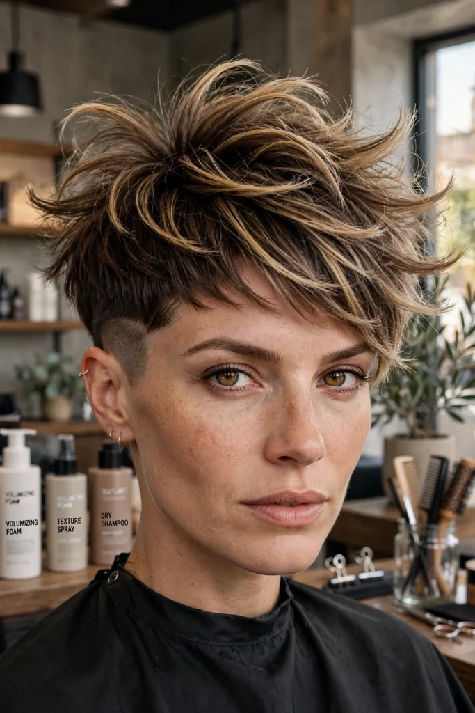 Butterfly Cut Short Hair: 15 Gorgeous Ideas to Try 5 3. Textured Pixie-Butterfly Hybrid