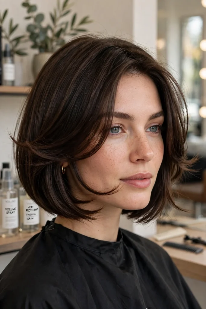 Butterfly Cut Short Hair: 15 Gorgeous Ideas to Try 7 5. Sleek Straight Short Butterfly Cut
