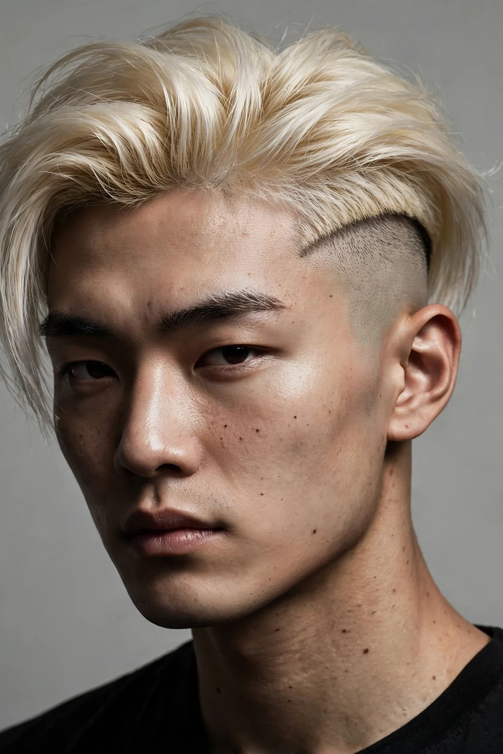 Korean Hairstyles for Men: 15 Sharp Ideas to Try 10 8. Blonde Disconnected Undercut