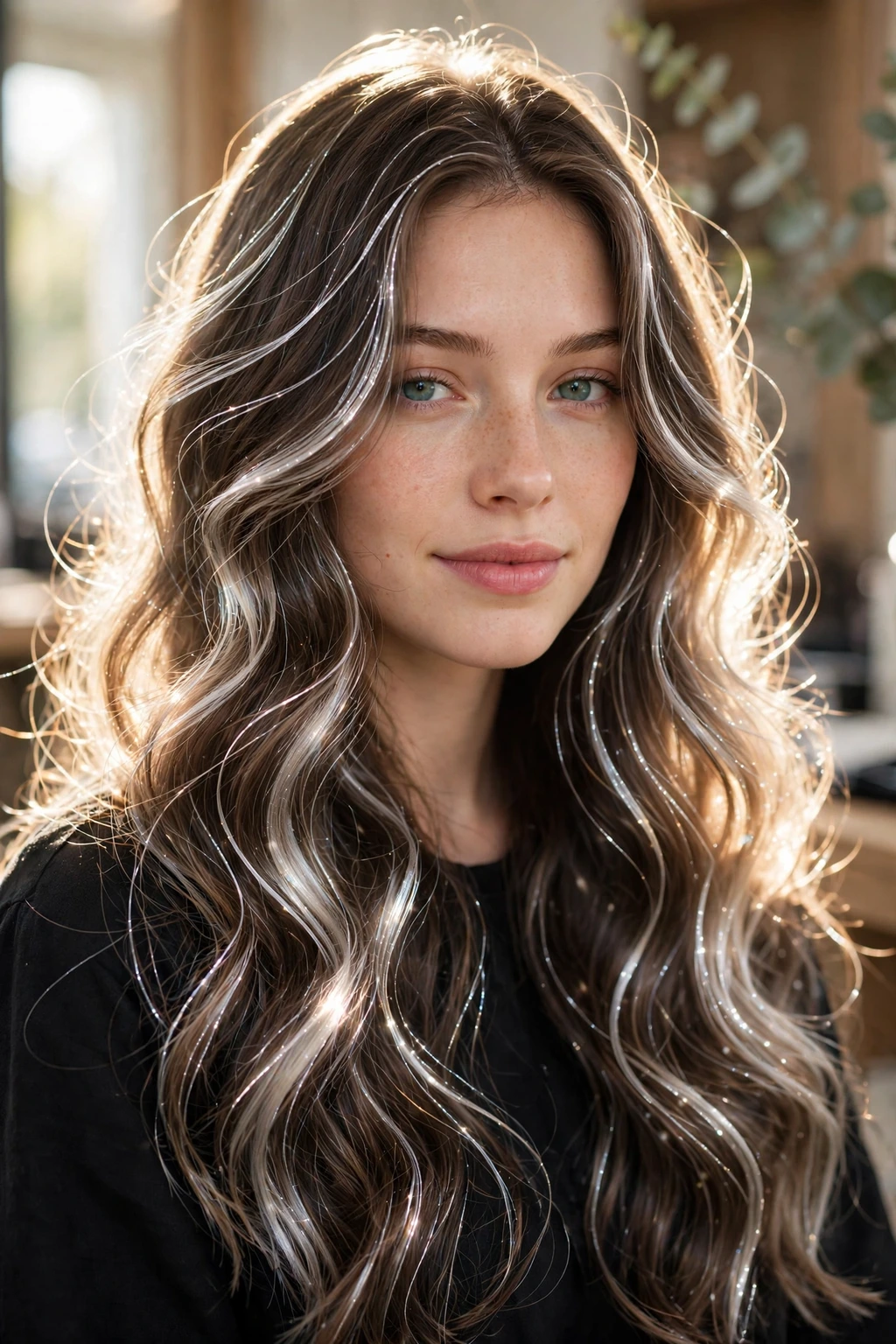 Silver Highlights: 15 Stunning Ideas to Try 8 6. Silver Babylights on Long Waves