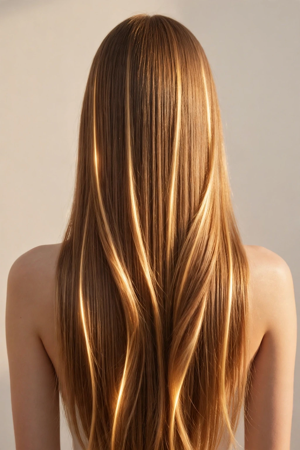 Caramel Highlights: 15 Gorgeous Ideas to Try 12 10. Silky Long Straight Hair with Caramel Glow