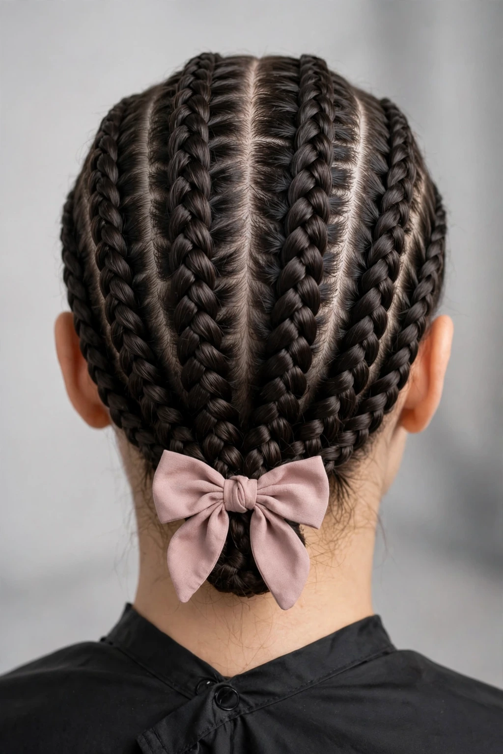Dutch Braid Hairstyles: 19 Beautiful Ideas to Try 5 3. Dutch Braid Cornrows With Hair Bow