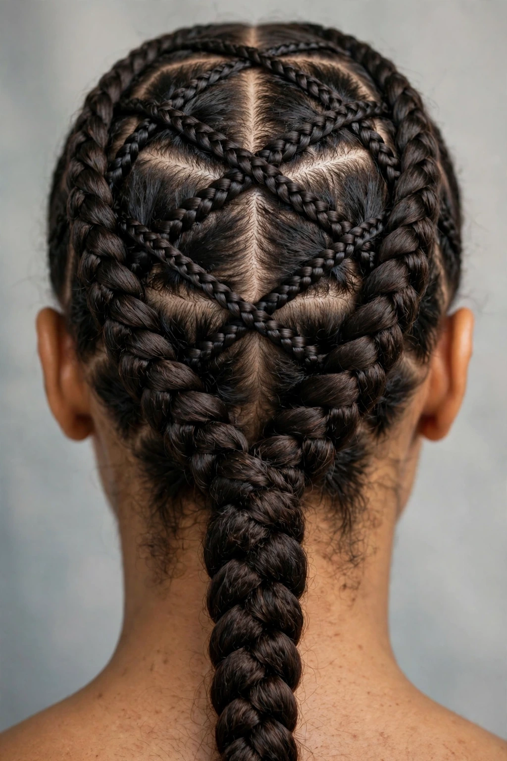 Dutch Braid Hairstyles: 19 Beautiful Ideas to Try 7 5. Criss-Cross Cornrows Into a Dutch Braid