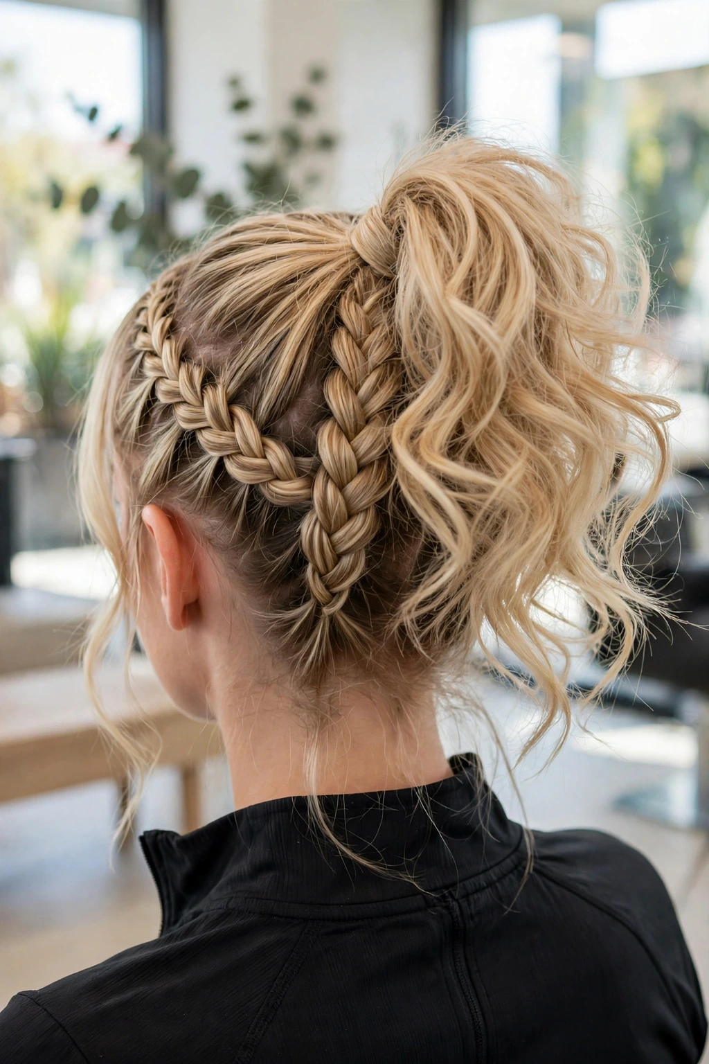 Dutch Braid Hairstyles: 19 Beautiful Ideas to Try 9 7. Side Dutch Braids Ponytail on Blonde Hair