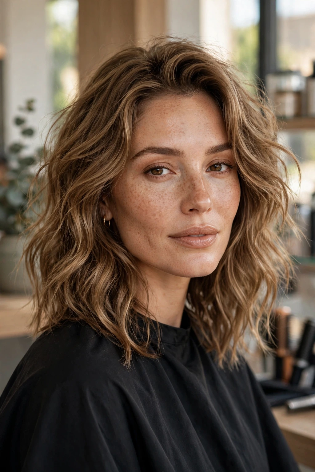 Hairstyles for Oval Shaped Face: 15 Flattering Ideas to Try 5 3. Medium-Length Light Brown Wavy Hair