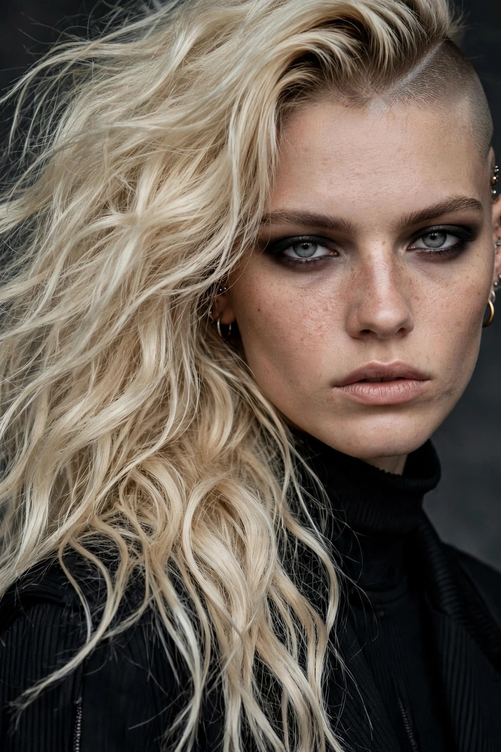 Side Shaved Hairstyles: 20 Edgy Ideas to Try 11 9. Bleached Blonde Waves With a Shaved Side