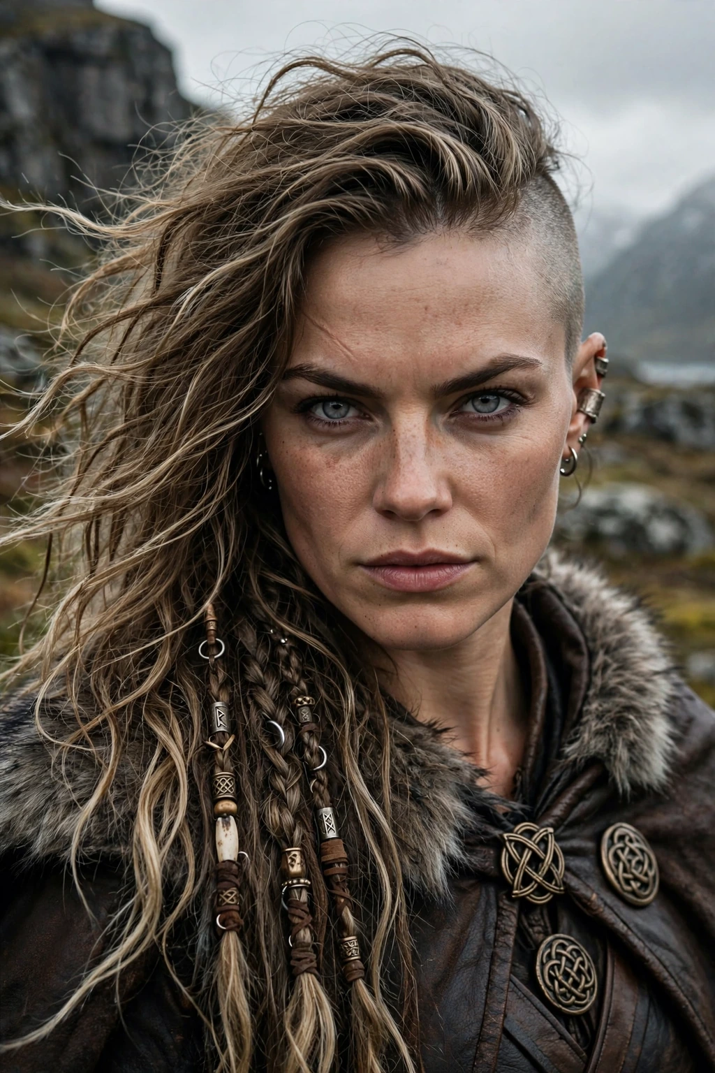 Side Shaved Hairstyles: 20 Edgy Ideas to Try 18 16. Viking-Inspired Long Waves With a Shaved Side