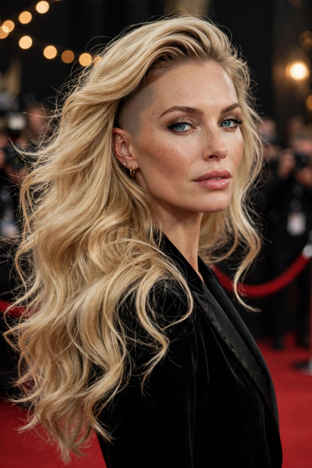 Side Shaved Hairstyles: 20 Edgy Ideas to Try 22 20. Long Blonde Side-Shaved Hairstyle