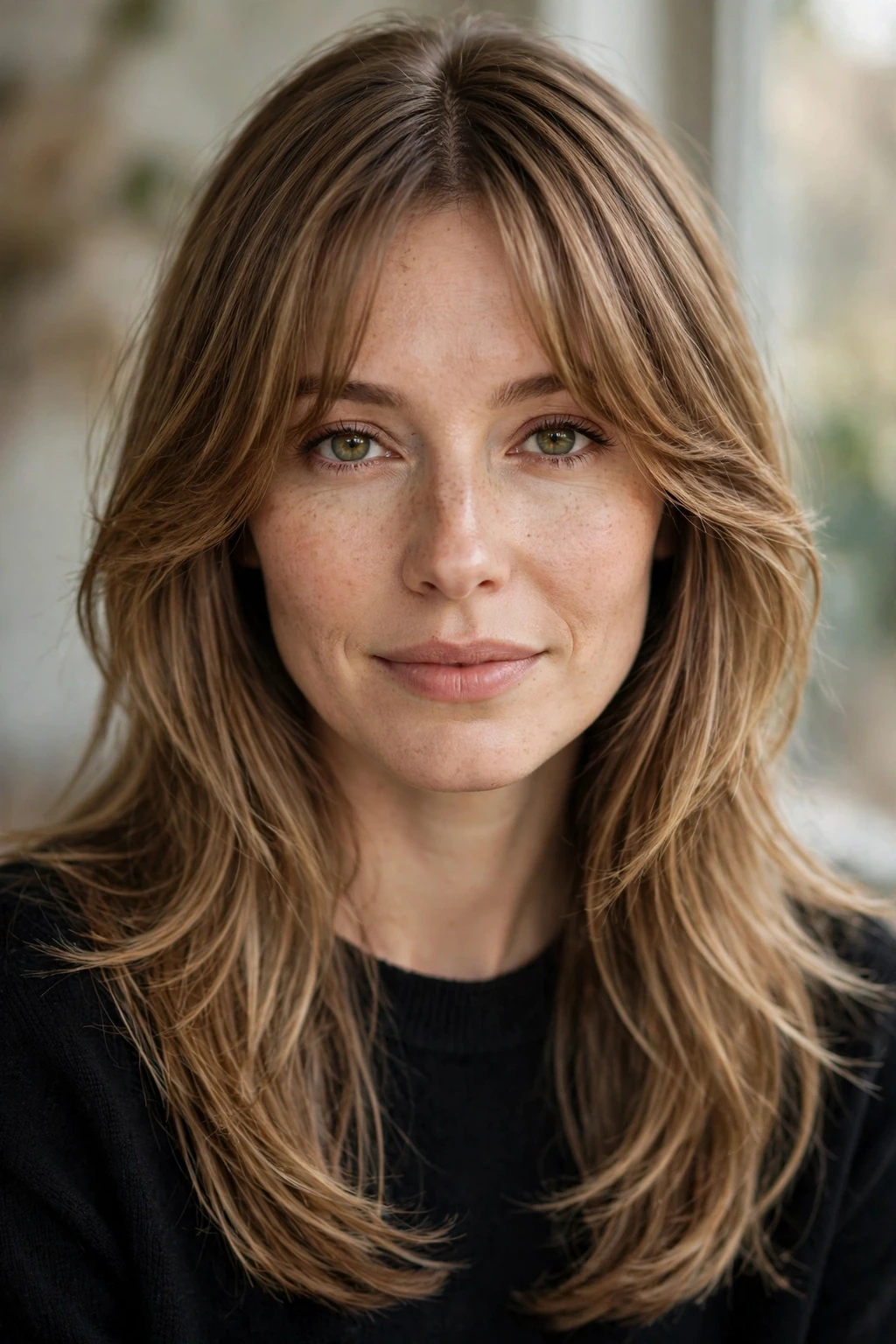 Types of Bangs: 14 Gorgeous Ideas to Try 3 1. Curtain Bangs