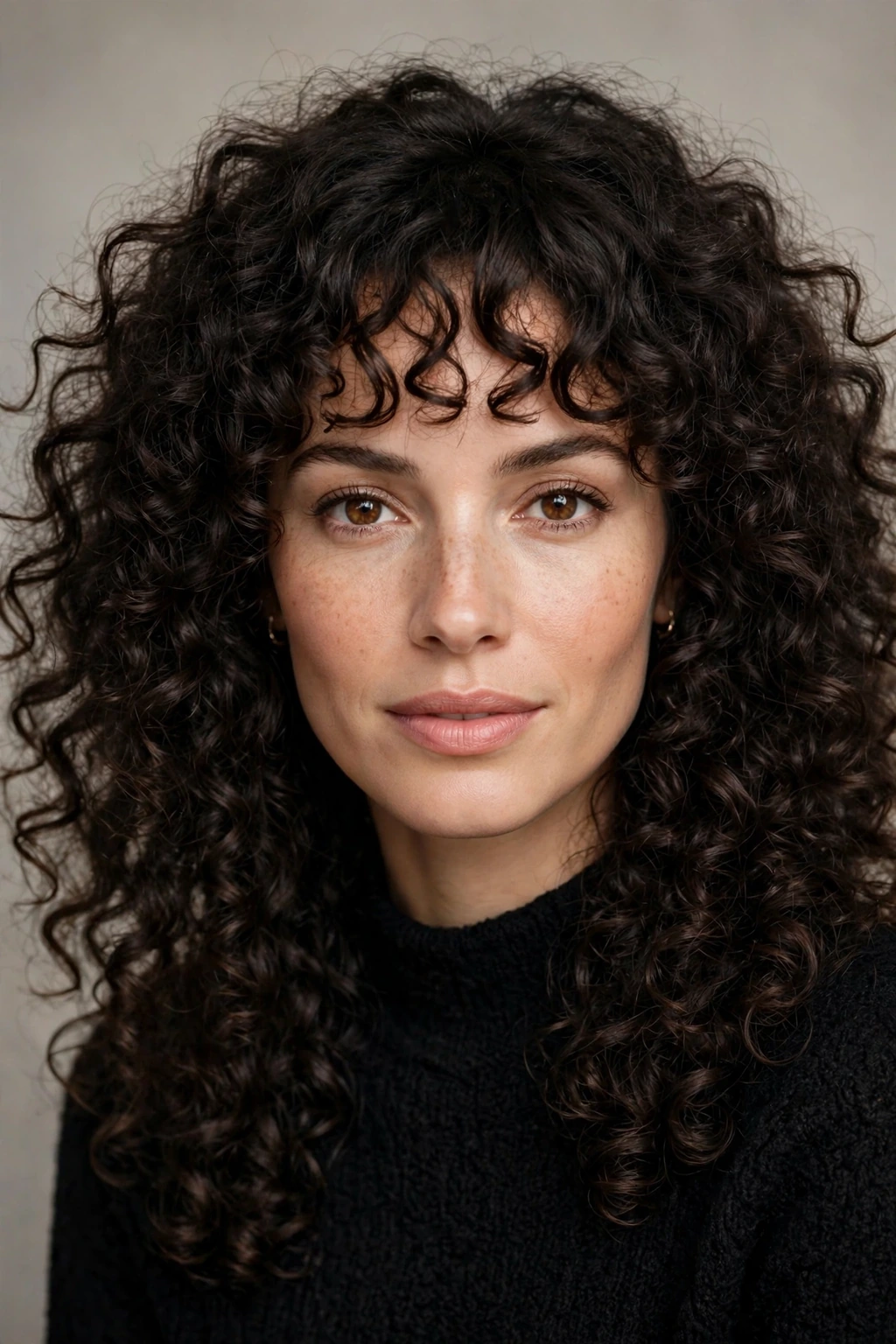 Types of Bangs: 14 Gorgeous Ideas to Try 5 3. Curly Bangs