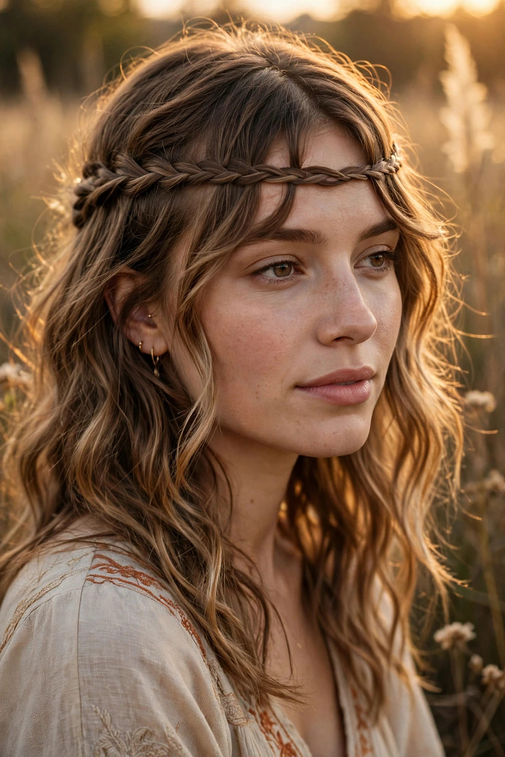 Types of Bangs: 14 Gorgeous Ideas to Try 9 7. Braided Bangs