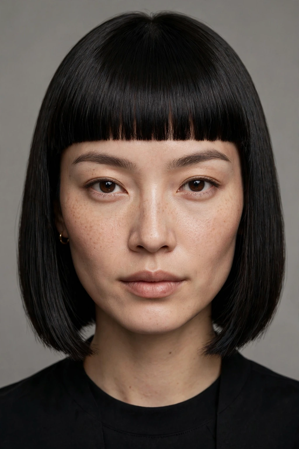Types of Bangs: 14 Gorgeous Ideas to Try 10 8. Blunt Bangs
