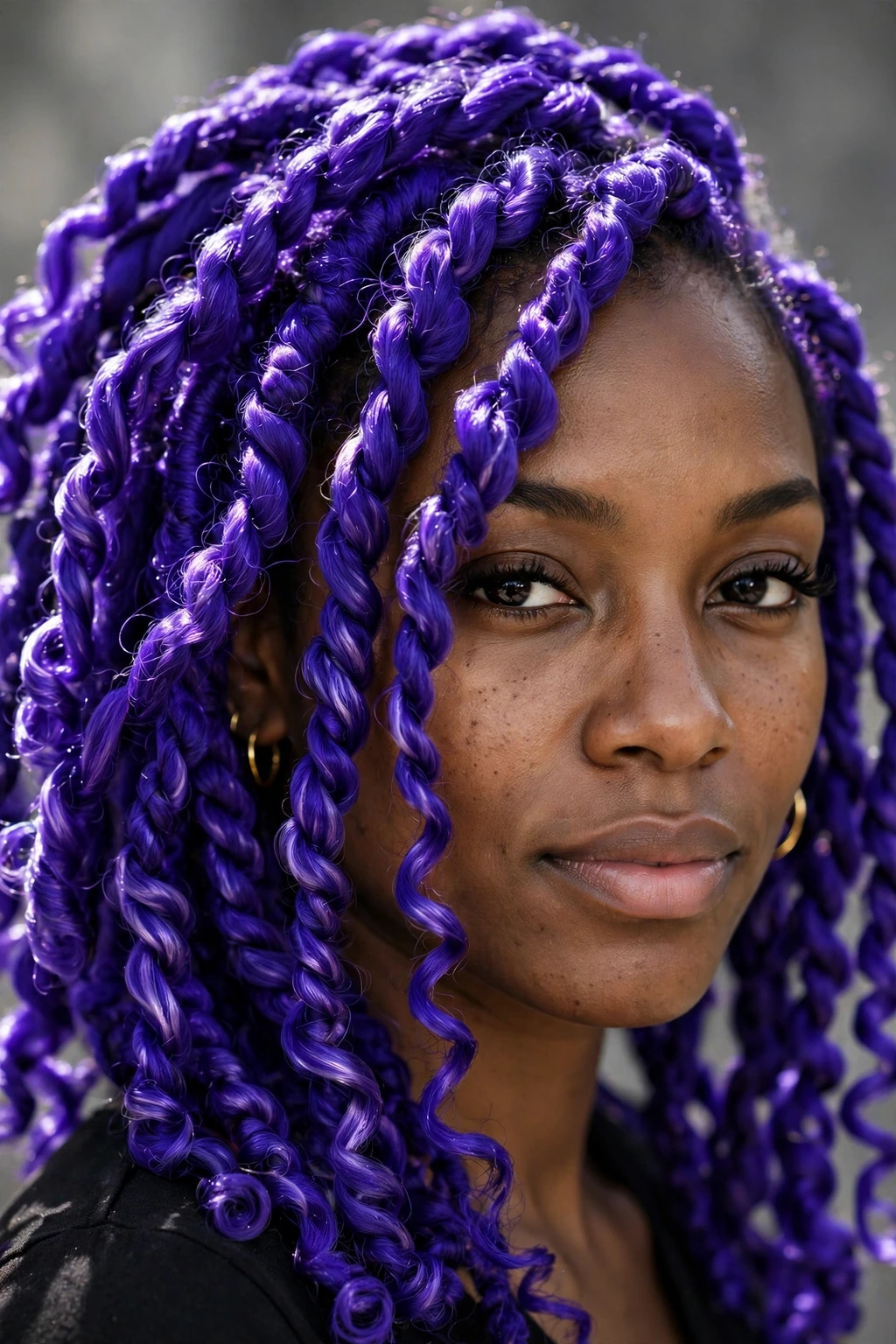 2. Royal Purple Twisted Locs