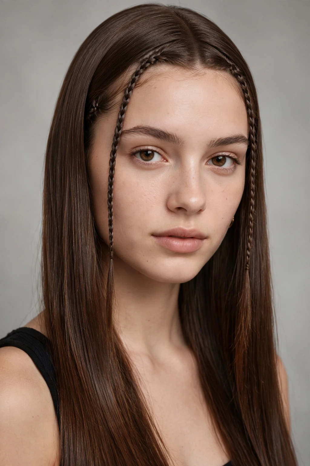 Baby Braids Hairstyles: 15 Beautiful Ideas to Try 4 2. Baby Braids on Long Straight Chestnut Hair