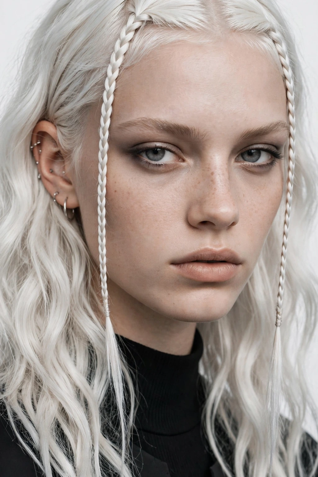 Baby Braids Hairstyles: 15 Beautiful Ideas to Try 10 8. Baby Braids on Bleached Platinum Hair