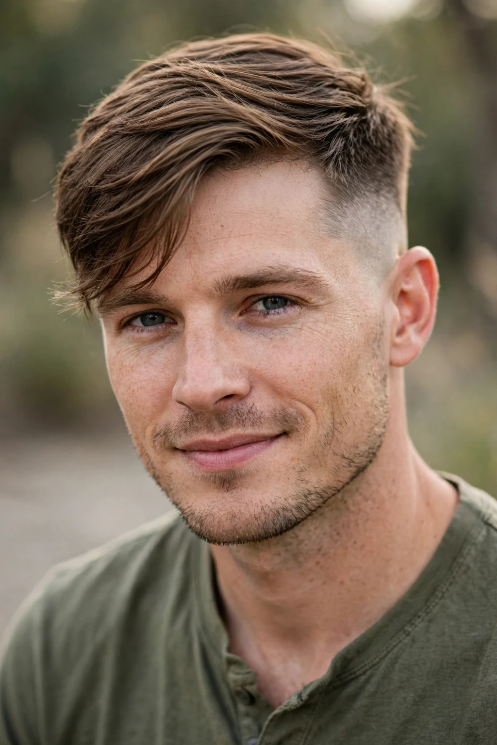 11. Side-Swept Faded Undercut