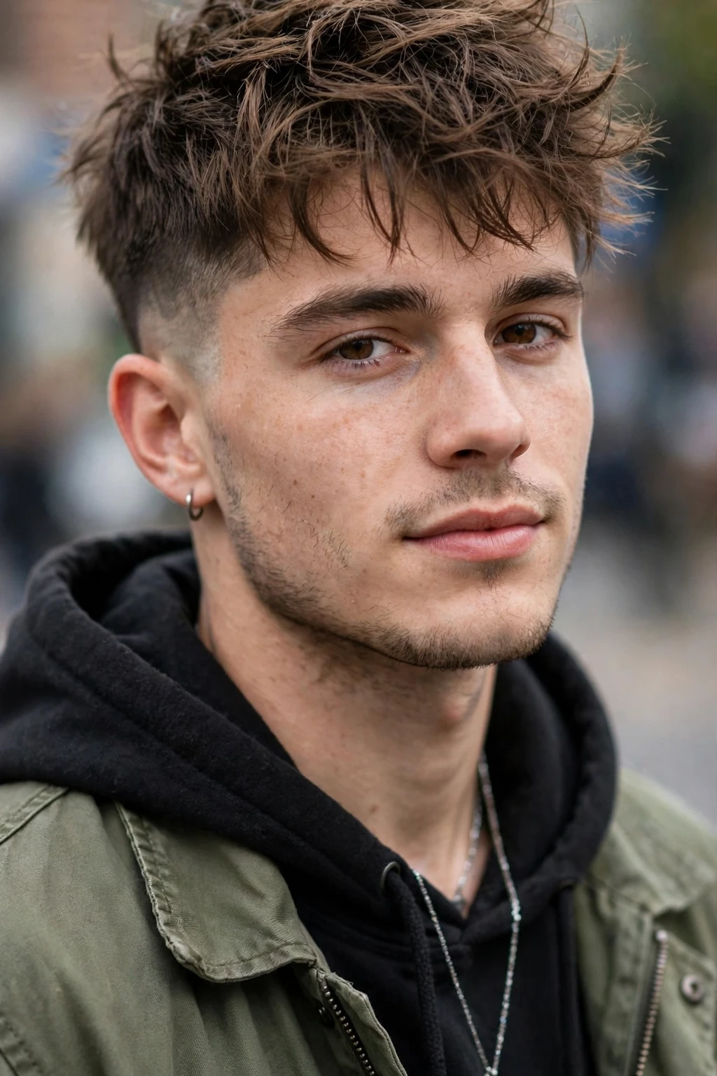 15. Short Messy Faded Undercut