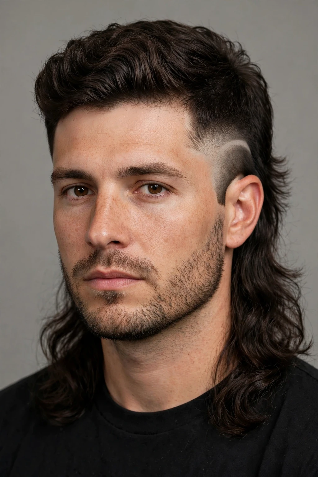 Faded Mullet: 15 Bold Ideas to Try 7 5. Burst Fade Mullet