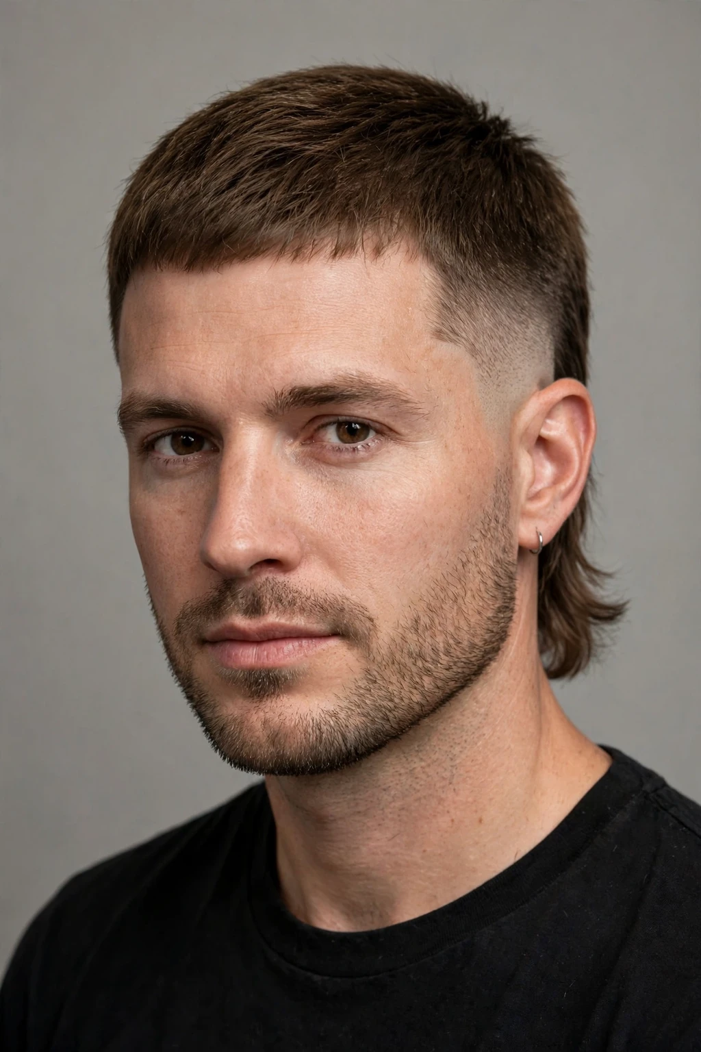Faded Mullet: 15 Bold Ideas to Try 11 9. Short Mullet With Low Fade