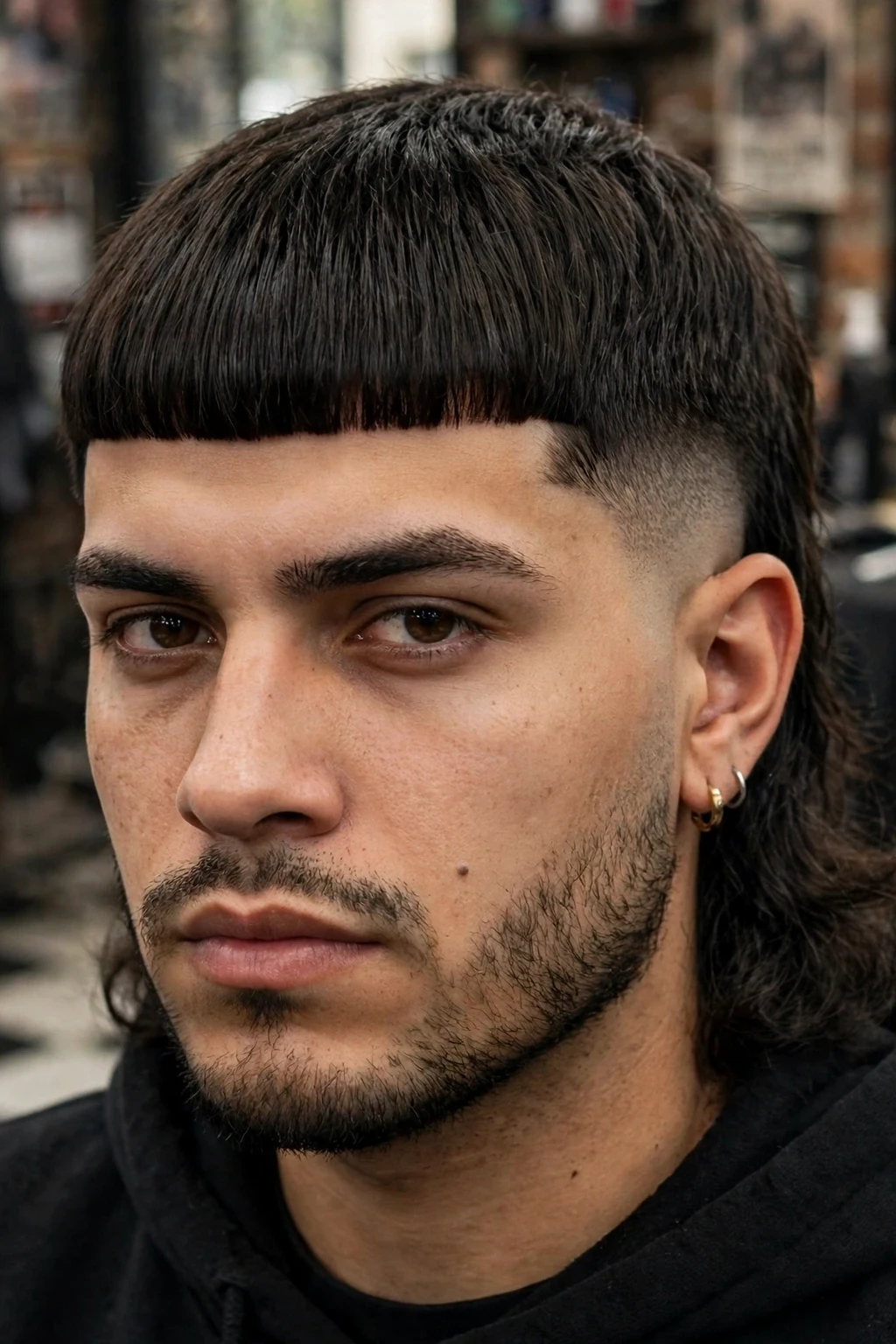 Faded Mullet: 15 Bold Ideas to Try 12 10. Edgar Style Faded Mullet