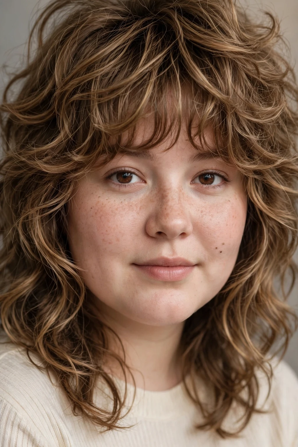 Shaggy Lob: 20 Chic Ideas to Try 12 10. Bouncy Wavy Lob With Bangs for Round Faces
