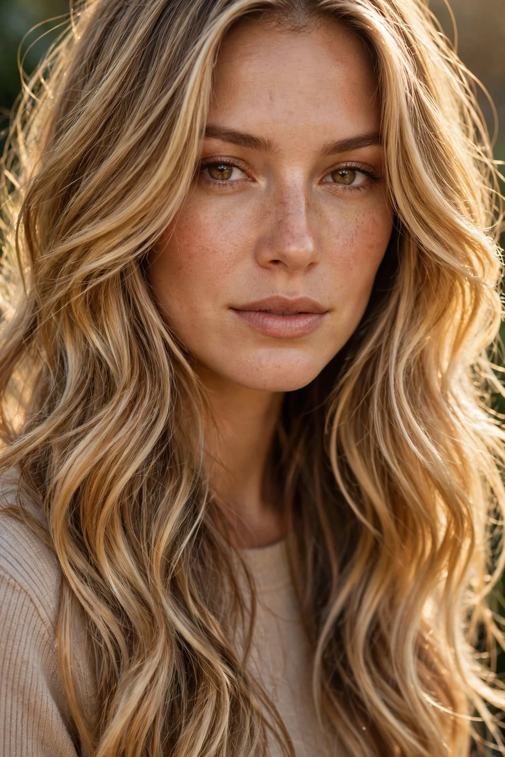 Layered Haircut: 30 Gorgeous Ideas to Try 3 1. Honey Blonde Waves With Golden Highlights