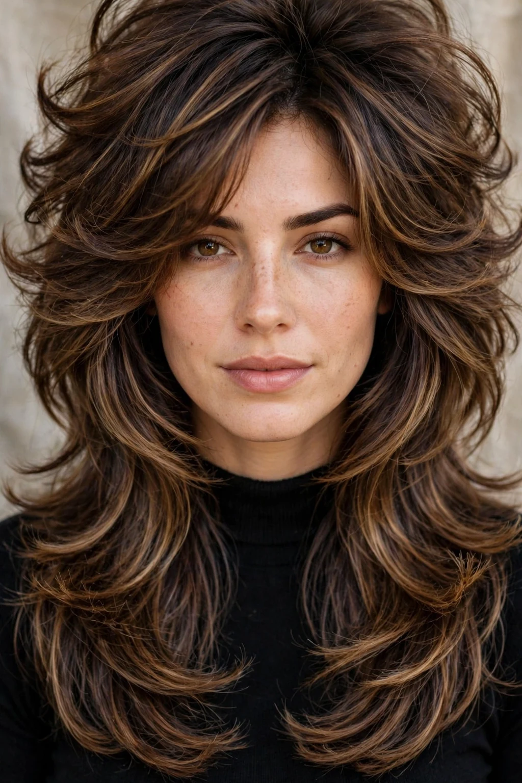 Layered Haircut: 30 Gorgeous Ideas to Try 29 27. Butterfly Layers With Brunette Balayage