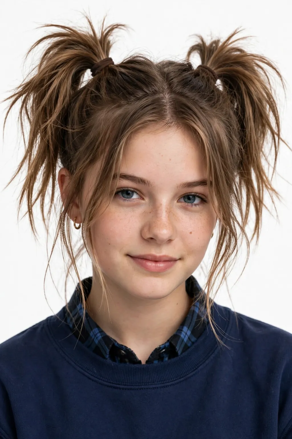 Hairstyles for School: 15 Cute Ideas to Try 12 10. Messy Double High Ponytails