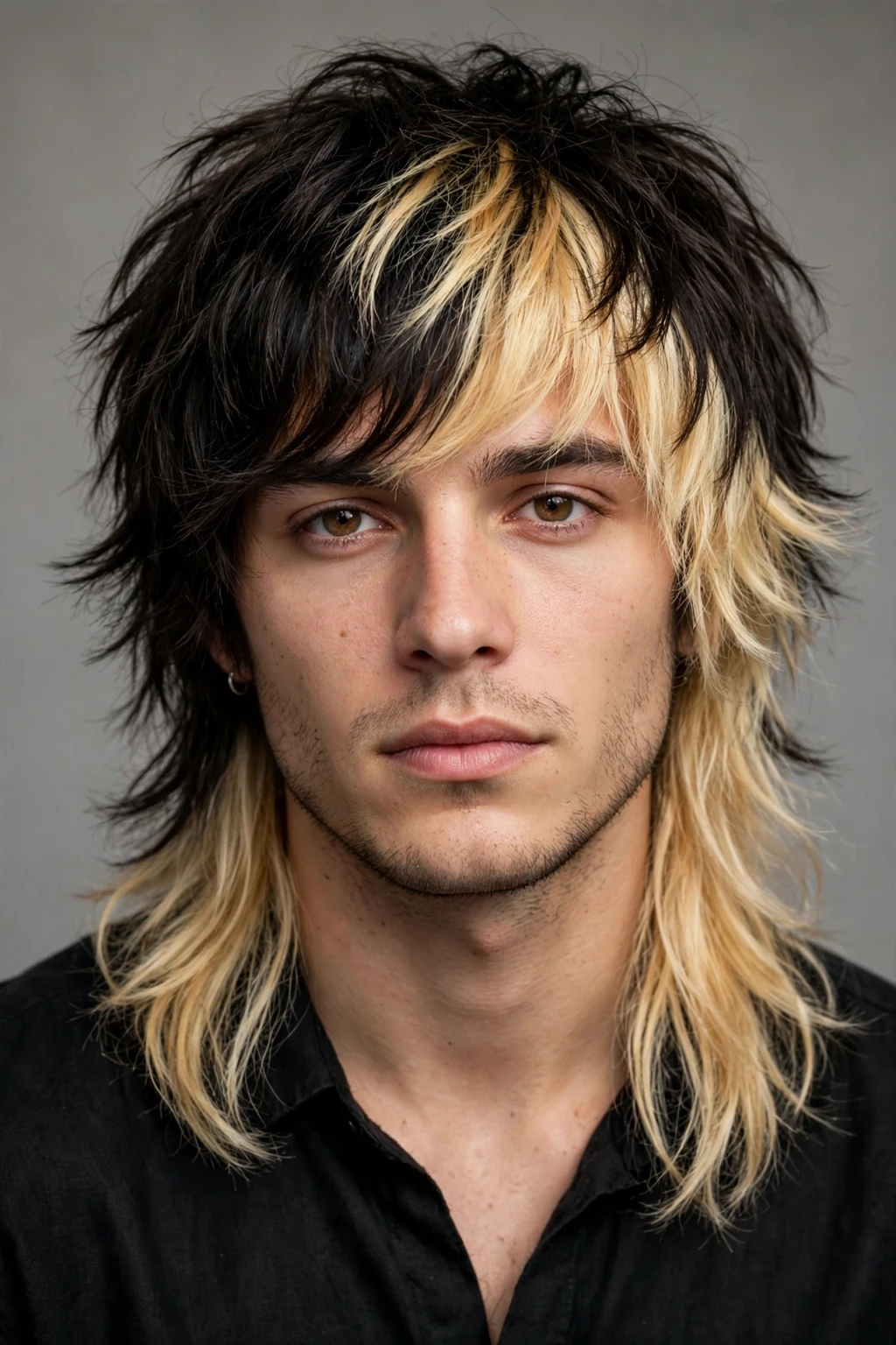 20. Two-Tone Shag Mullet