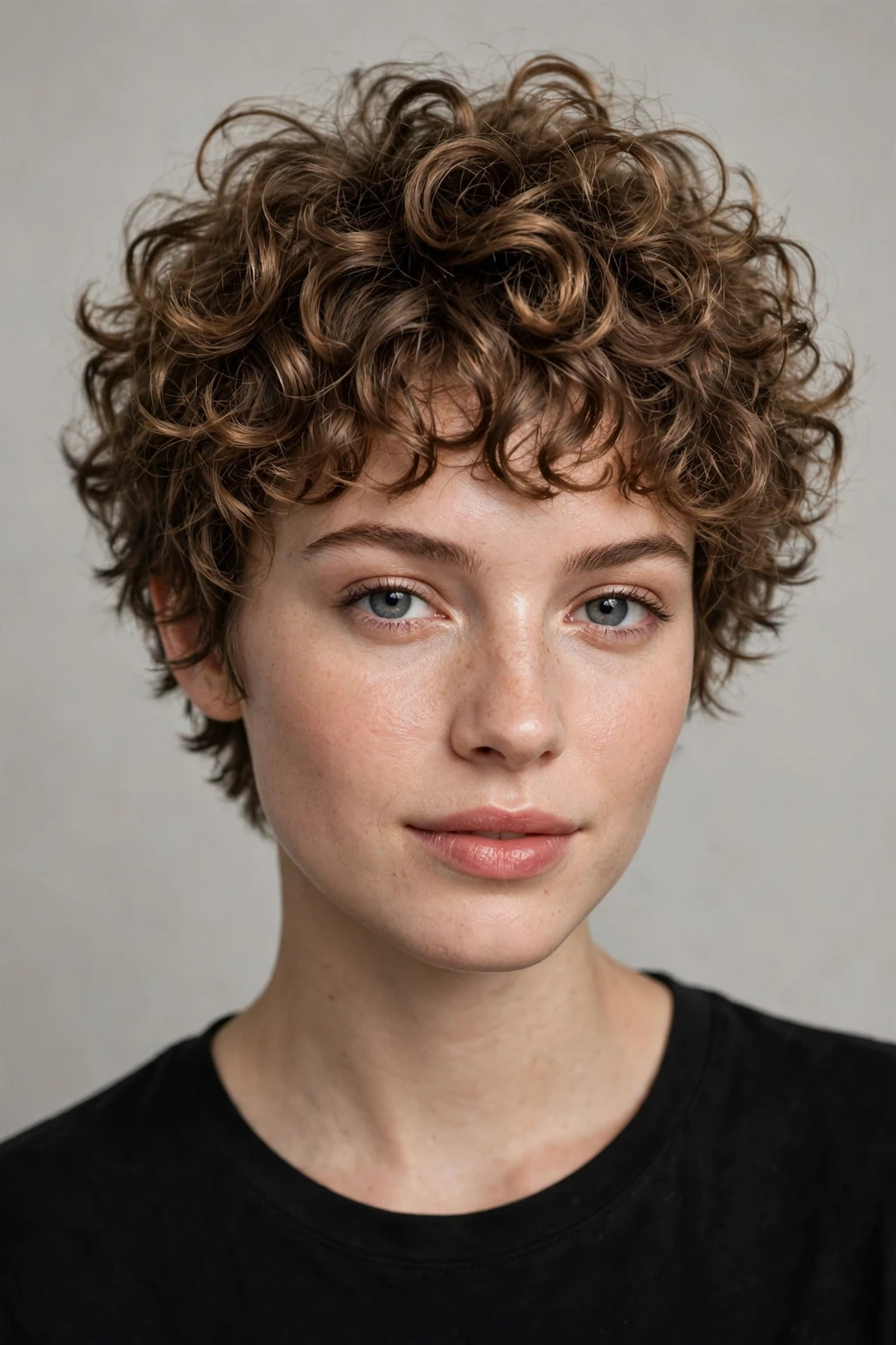 23. Bouncy Curly Pixie Shag
