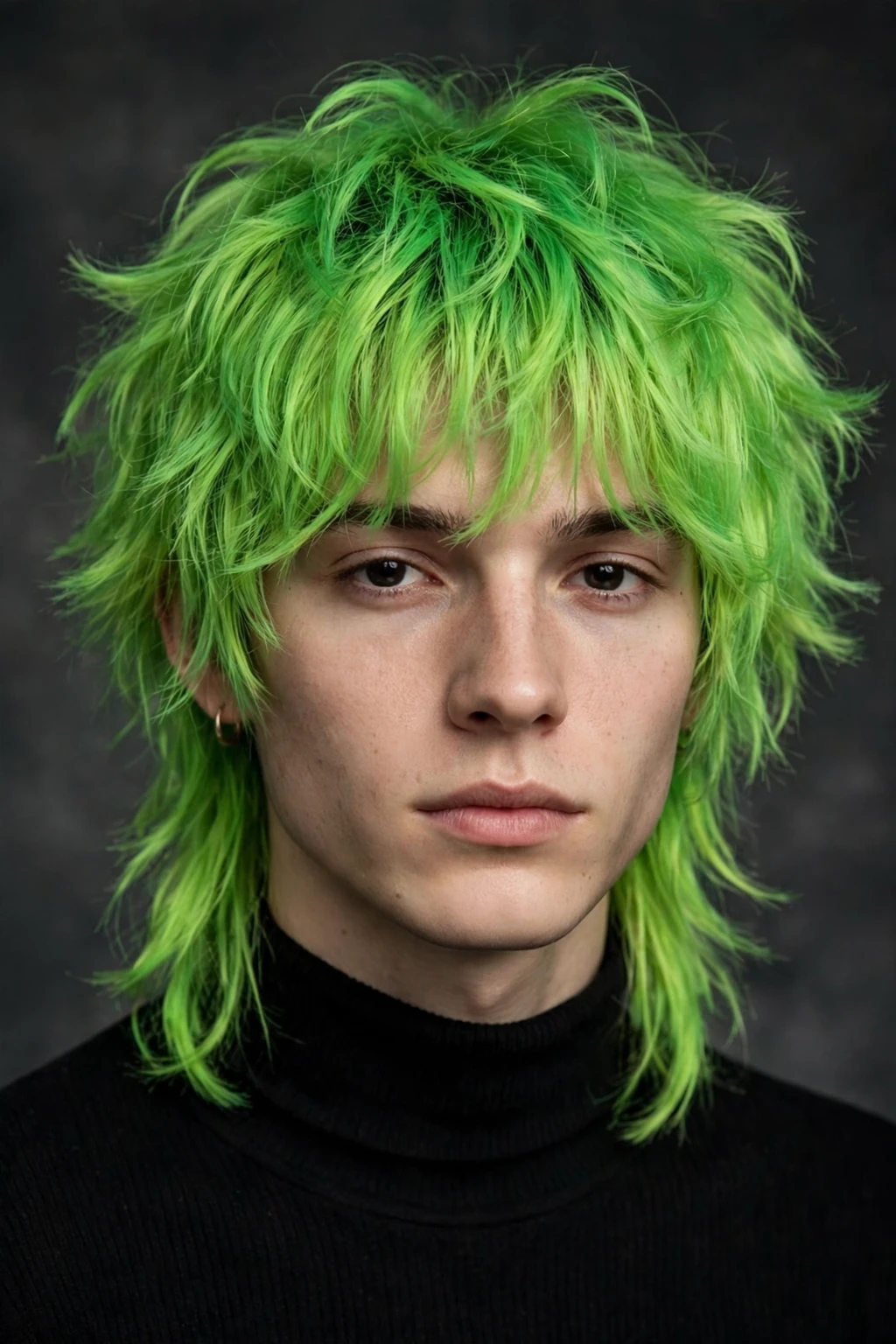 24. Neon Green Soft Shag