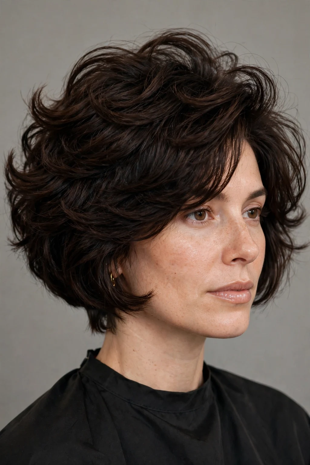 5. Fluffy Voluminous Bob With an Undercut