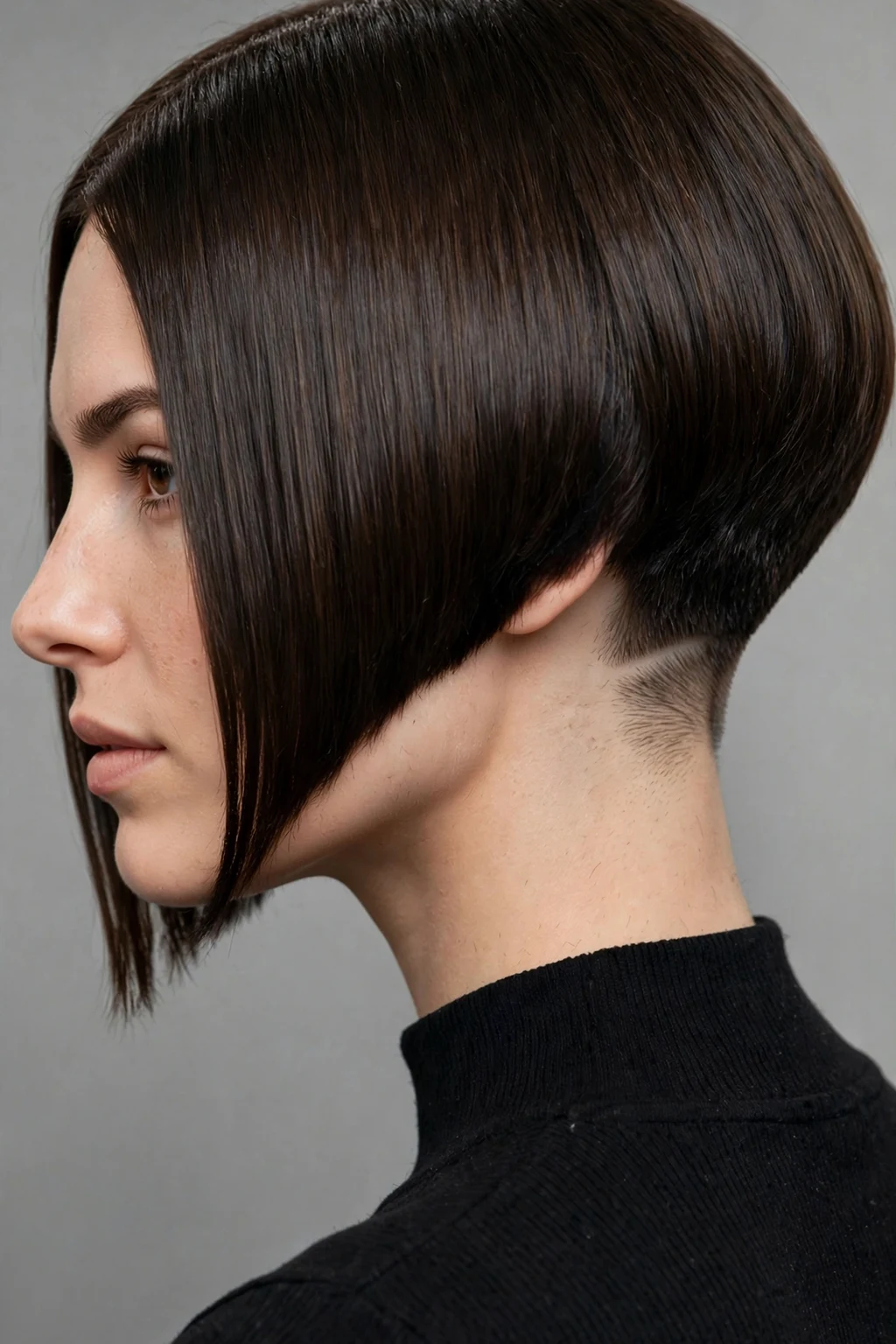 6. Classic Inverted Bob With a Modern Undercut