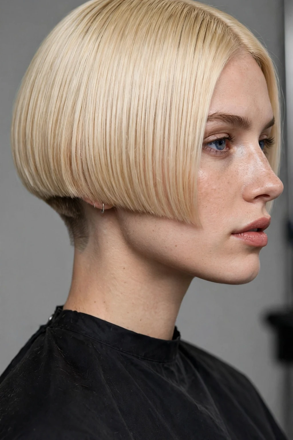 10. Blonde Micro Bob With an Undercut
