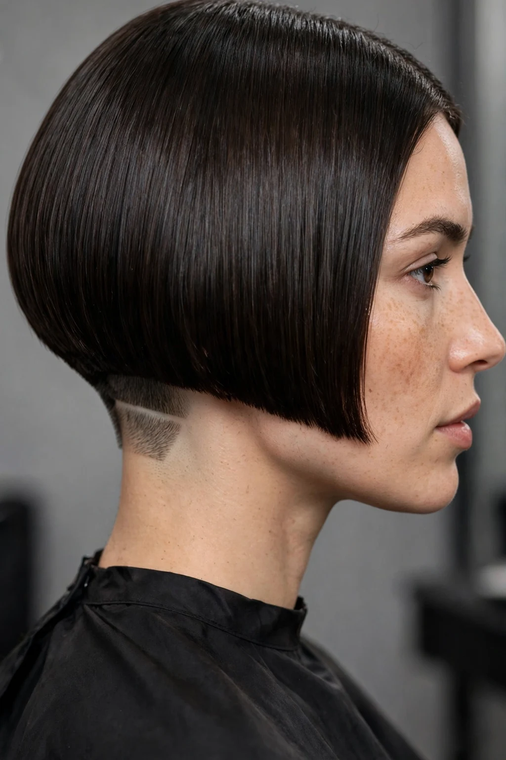 12. Polished Sleek Micro Bob With an Undercut