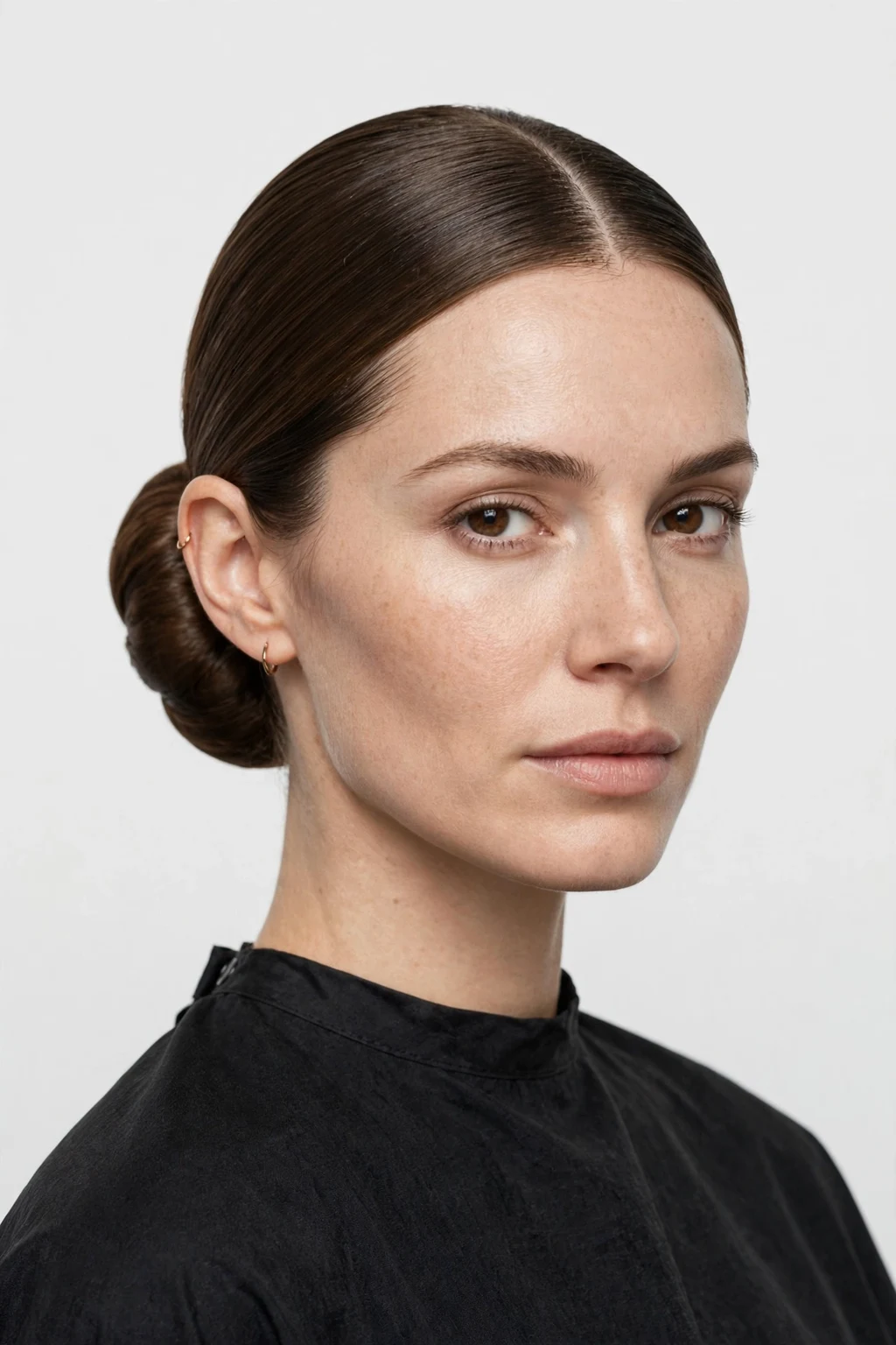 2. Polished Low Bun