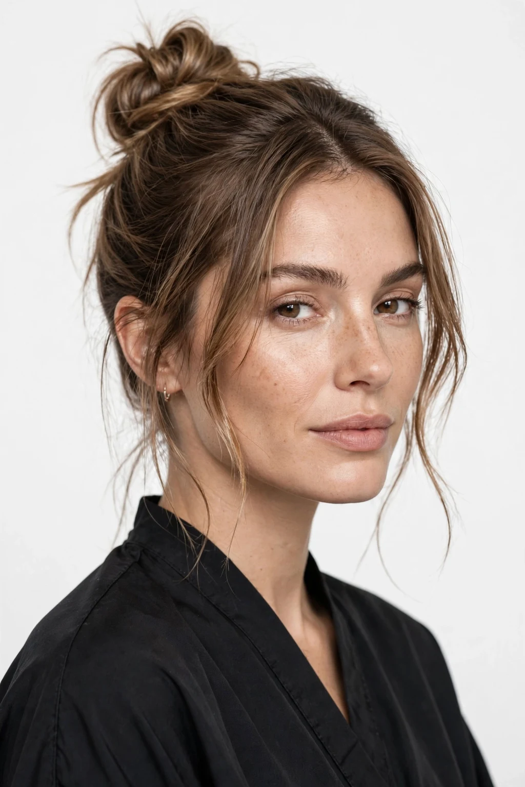 4. Messy Top Knot