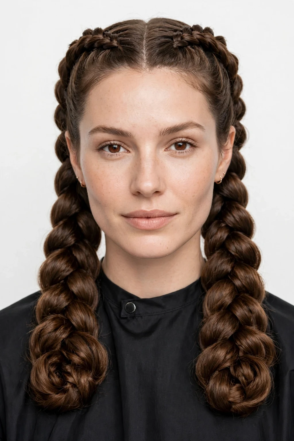 11. Textured French Braids
