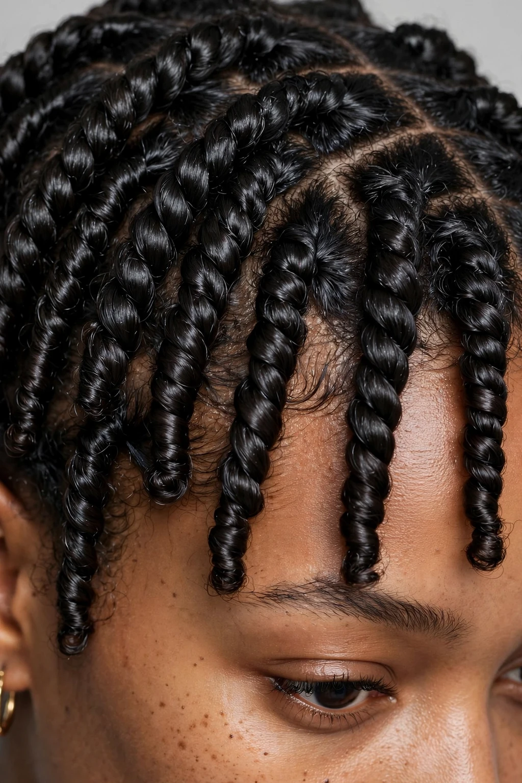 3. Rope-Twist Short Locs