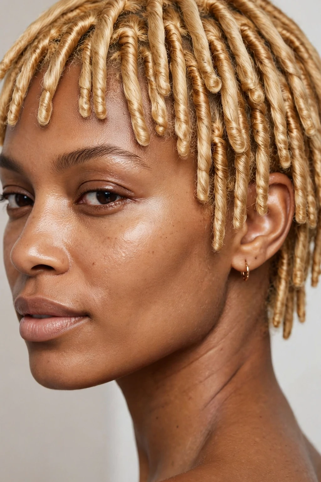 12. Simple Short Blonde Locs